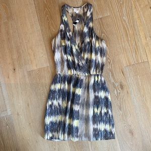 Parker silk v neck light summer dress S